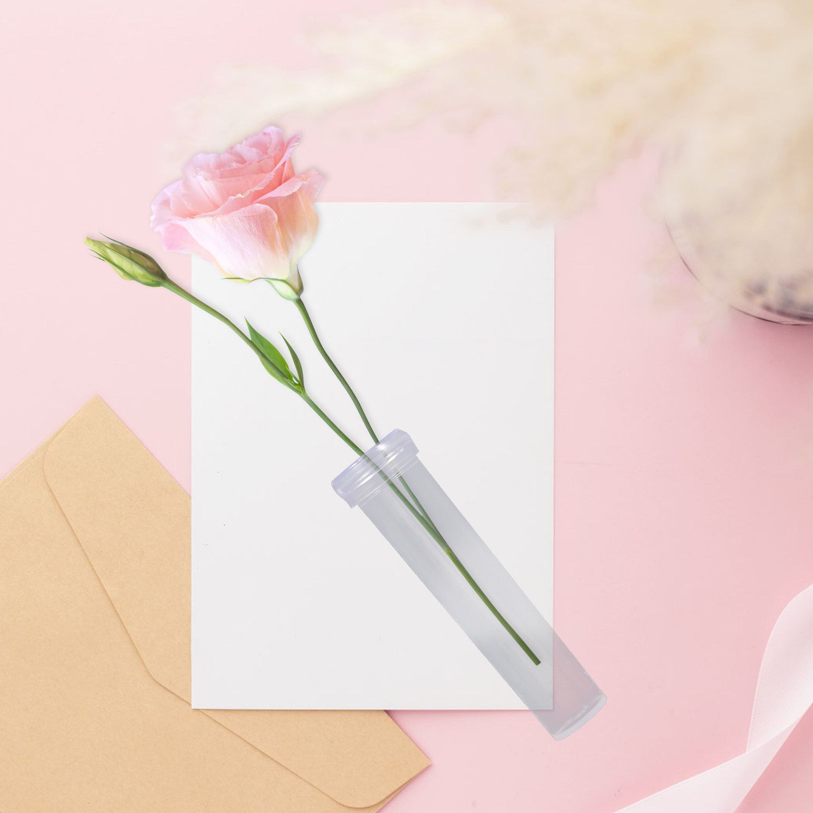 Easy Florist Supply - 100Pcs Plastic Flower Water Tubes Nutrition