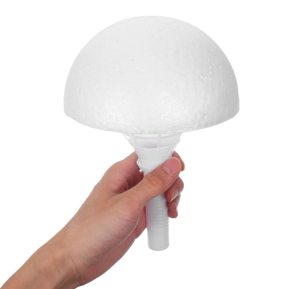 Bouquet Holder Foam - Fashion White Foam Bouquet Holder Half