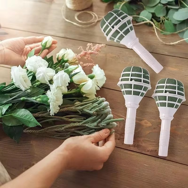 Foam Bouquet Handle Holder Foa - Bouquet Holder Foam ulasan dan harga