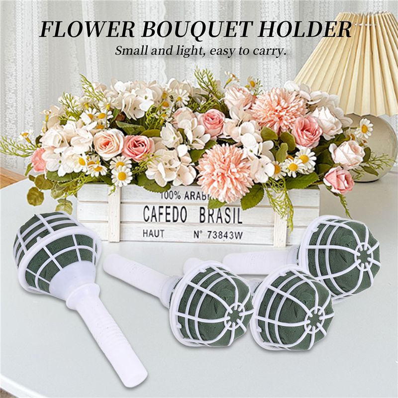 ABUL-8 Pack Foam Floral Handle - Bouquet Holder Foam ulasan dan harga