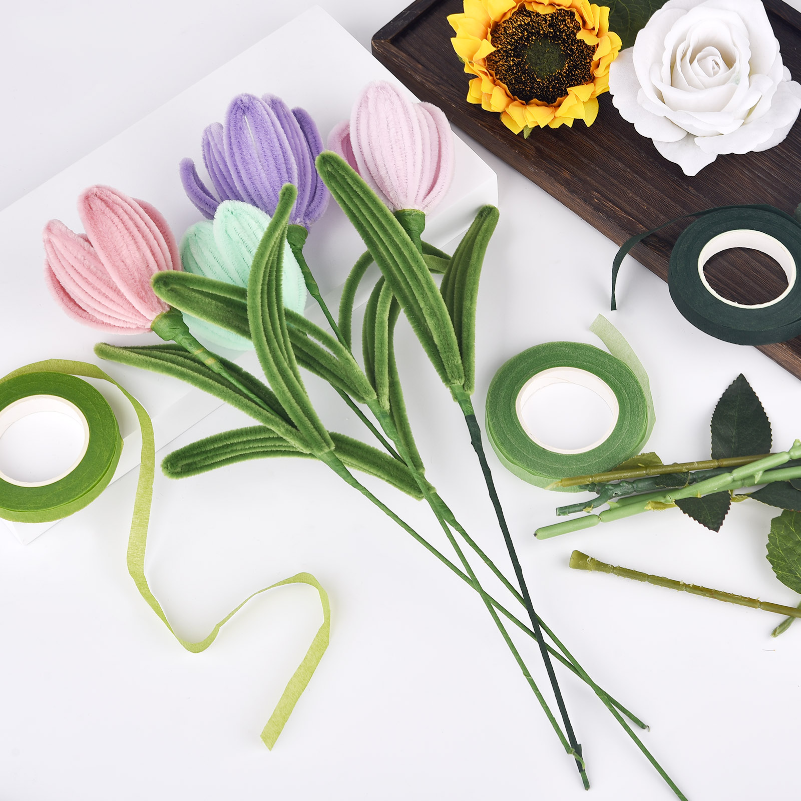 30yards Floral Stem Tape Corsa - Floral Tape Green ulasan dan harga