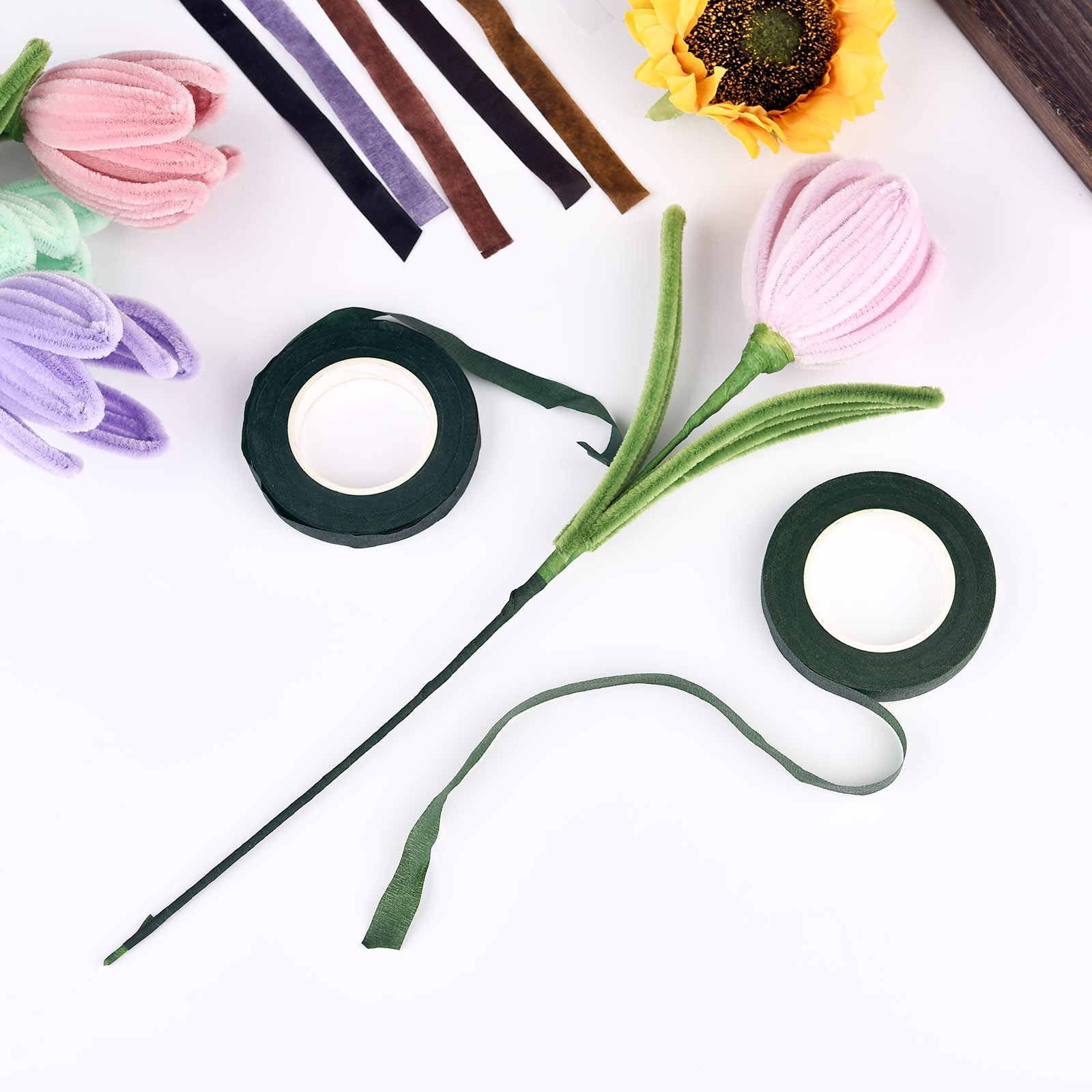 30yards Floral Stem Tape Corsa - Floral Tape Green ulasan dan harga