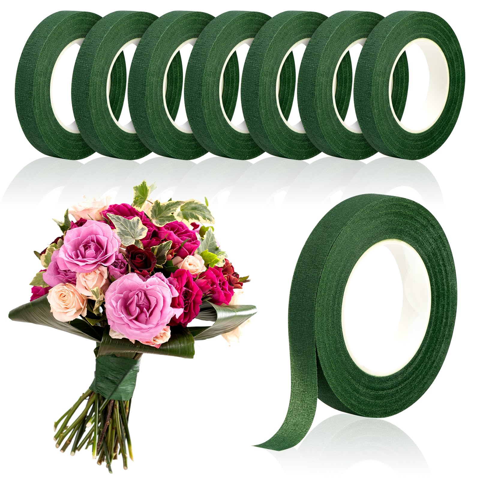 20Yards Green Bouquet Floral T - Floral Tape Green ulasan dan harga