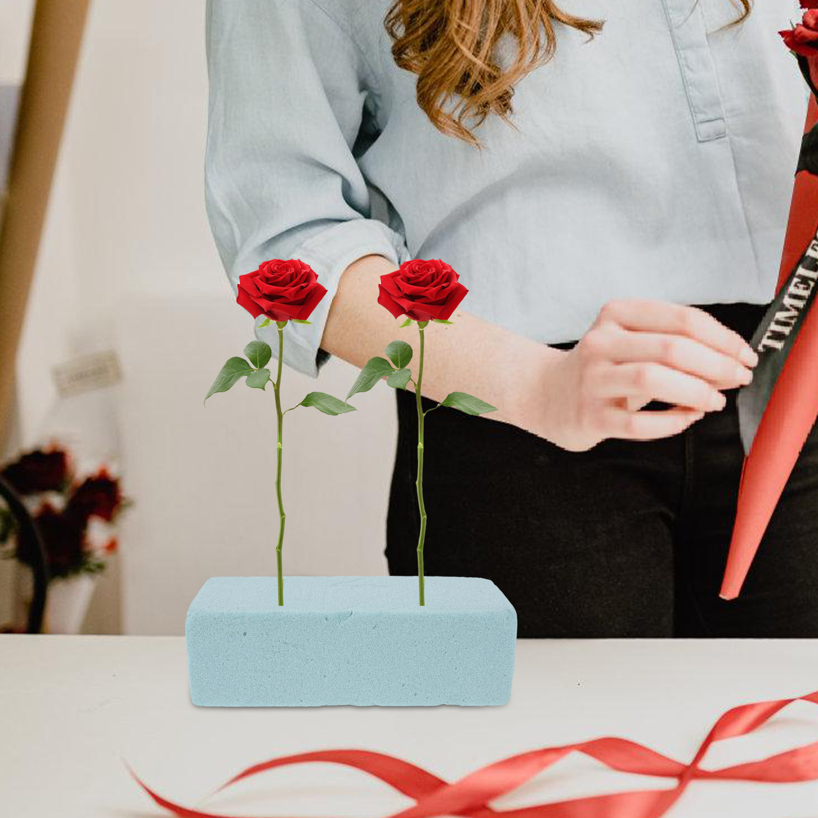 Floral Foam Brick Highly Flexi - Easy Florist Supply ulasan dan harga