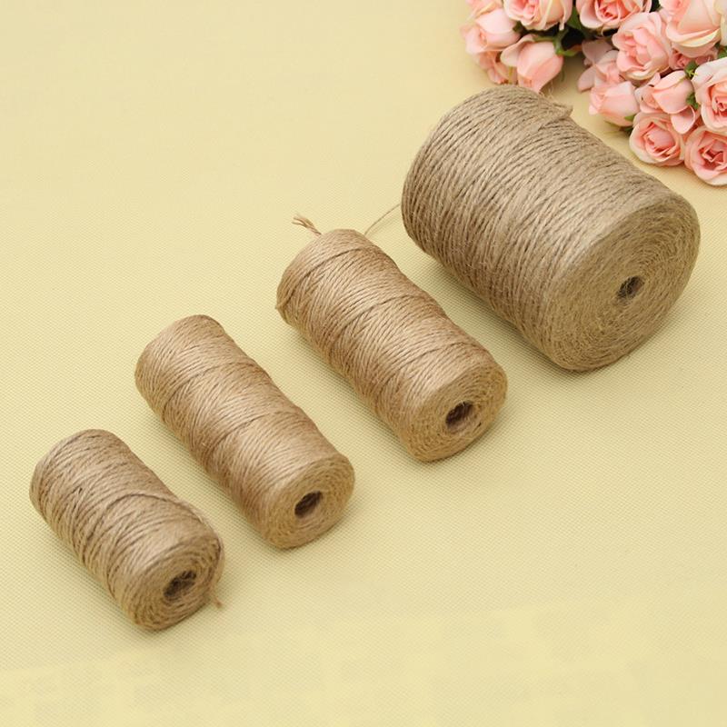 30/50/300Meters Natural Vintag - Twine Jute Natural ulasan dan harga