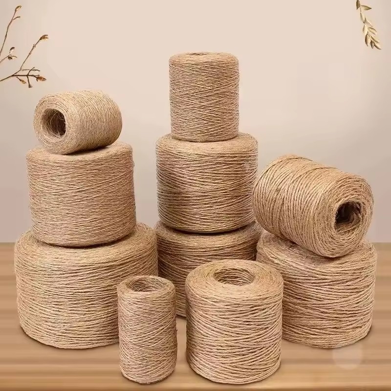 100M Natural Vintage Jute Rope - Twine Jute Natural ulasan dan harga