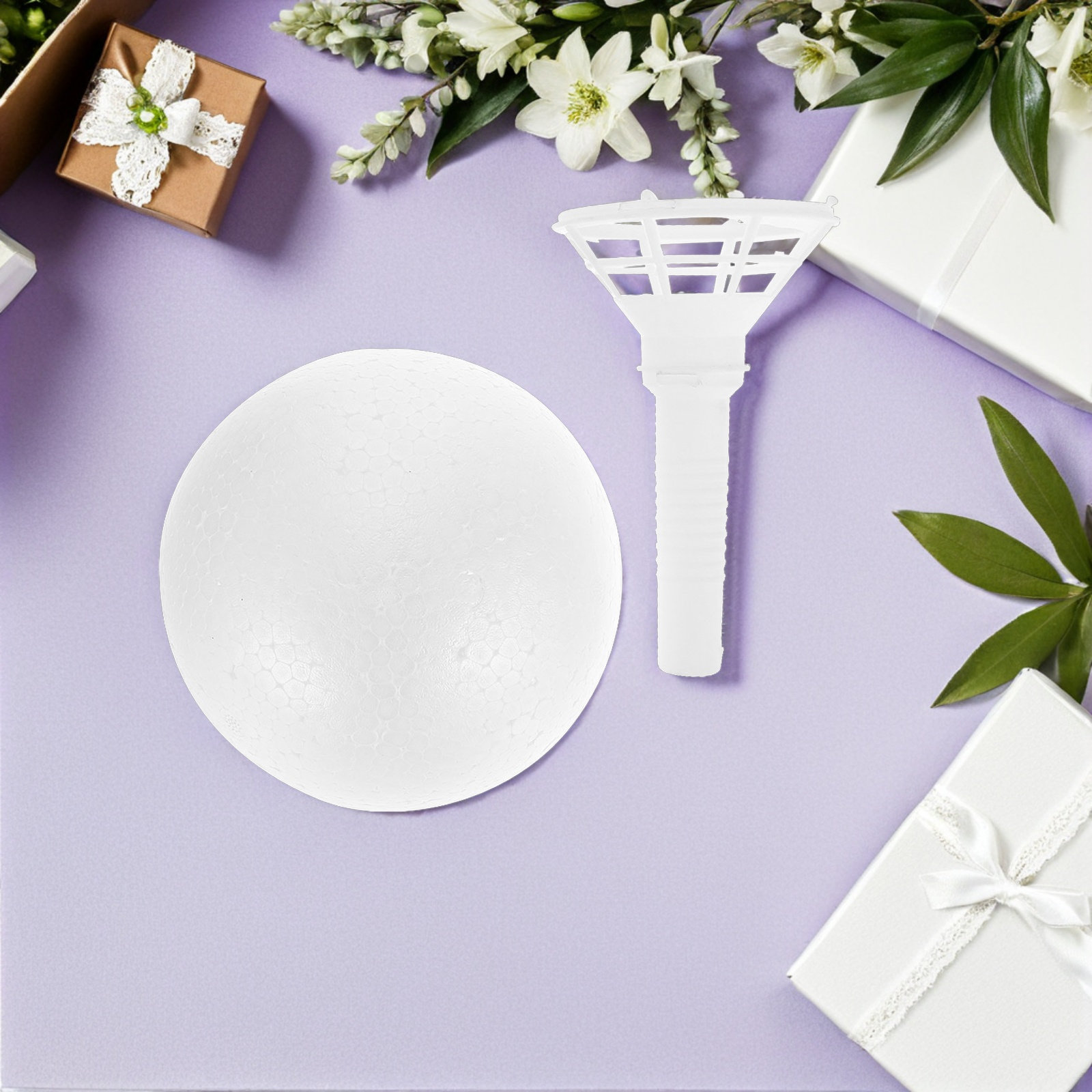 1Set Floral Foam Bouquet Holde - Bouquet Holder Foam ulasan dan harga