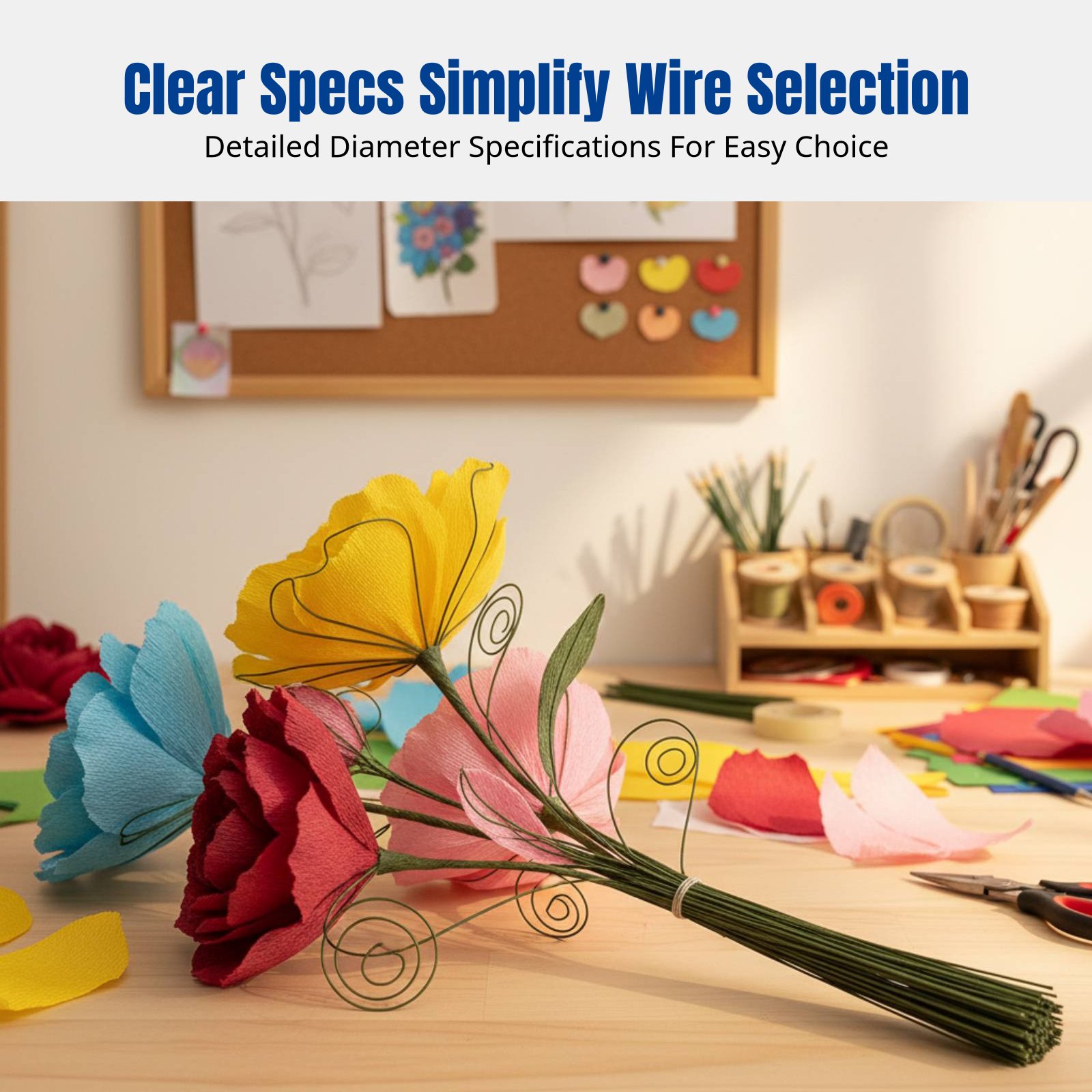 DIY Handcraft Floral Stem Wire - Floral Tape Green ulasan dan harga