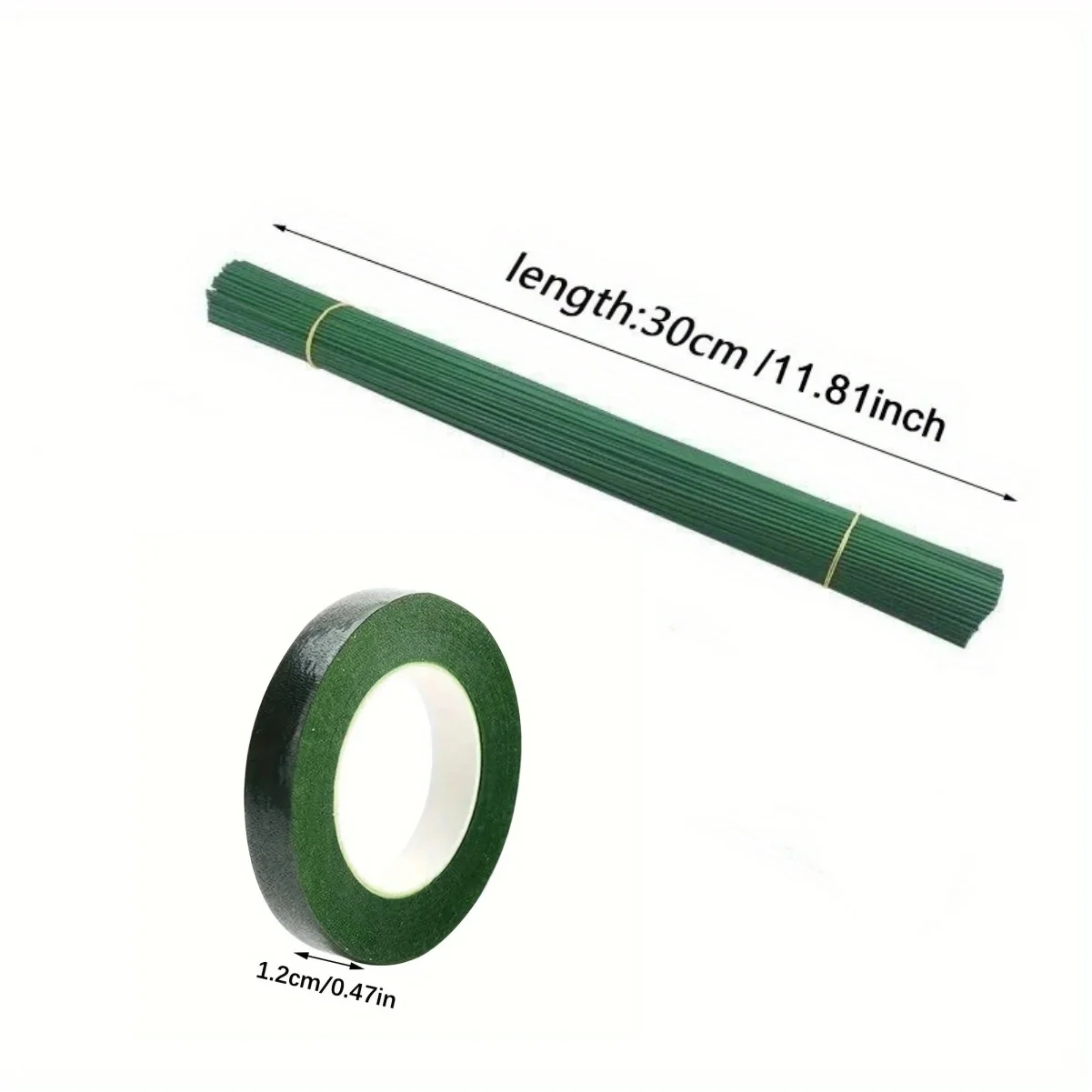 Green Flower Stem Sticks DIY F - Floral Tape Green ulasan dan harga