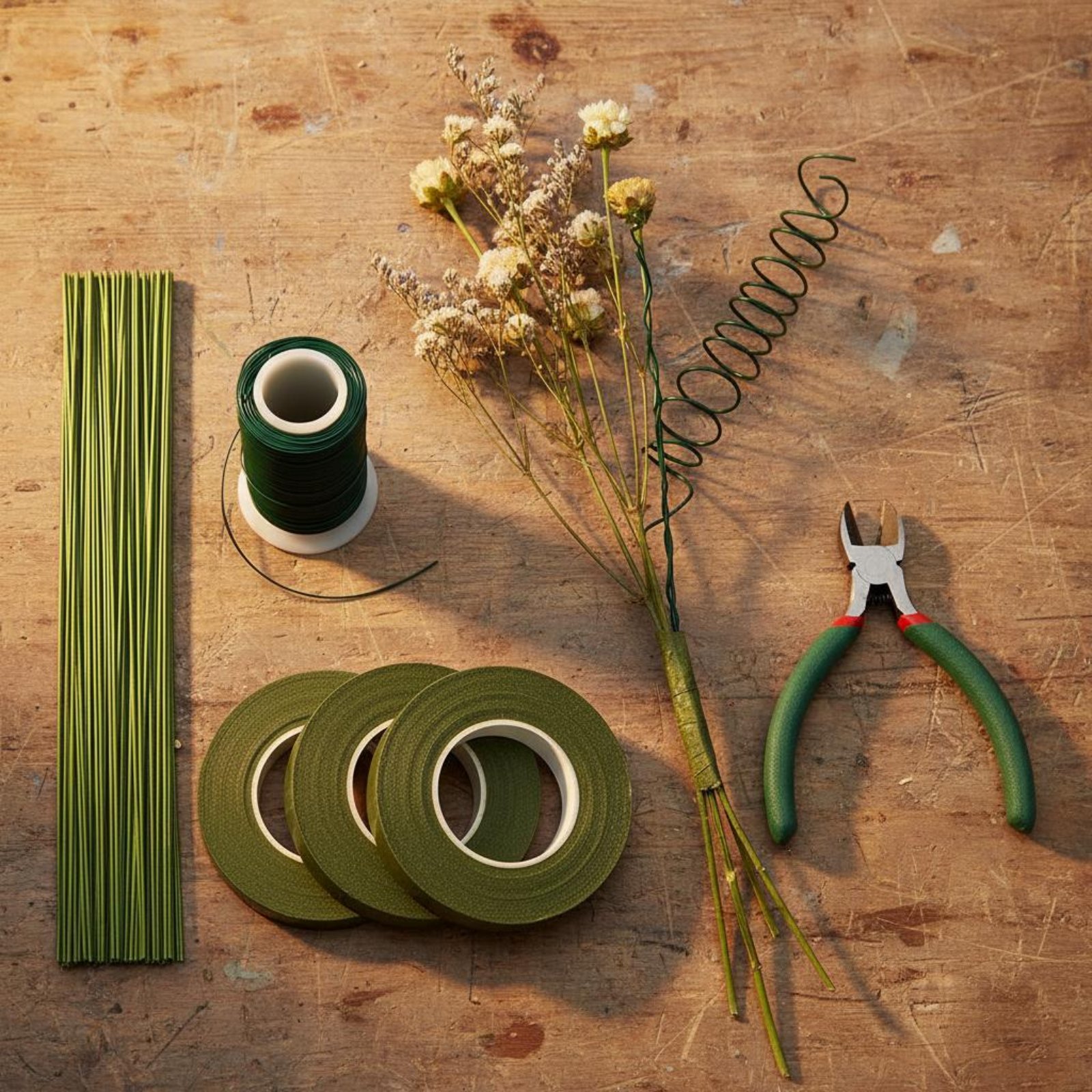 Floral Arrangement Making Kit  - Floral Tape Green ulasan dan harga