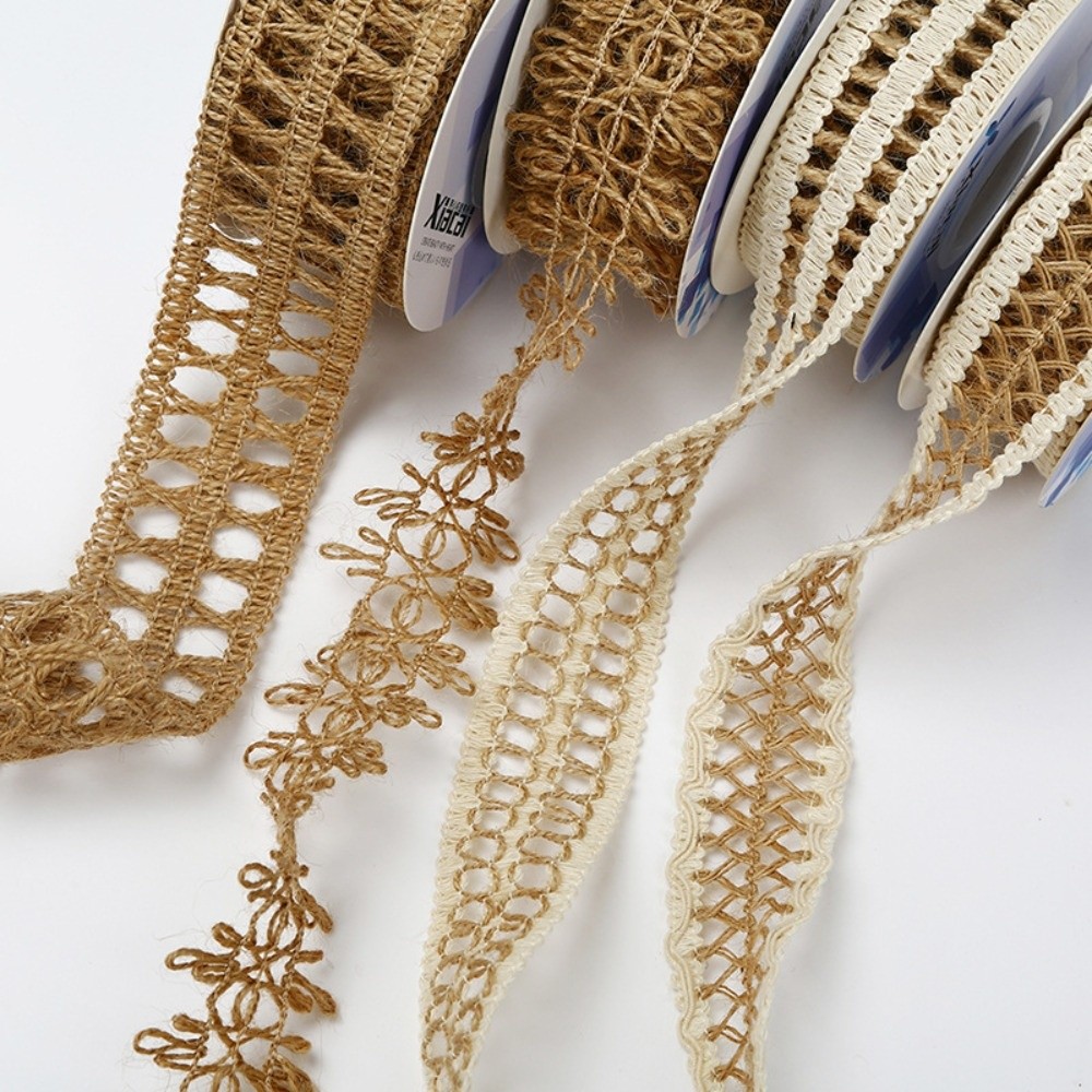 Boho Jute Burlap Ribbon Natura - Twine Jute Natural ulasan dan harga