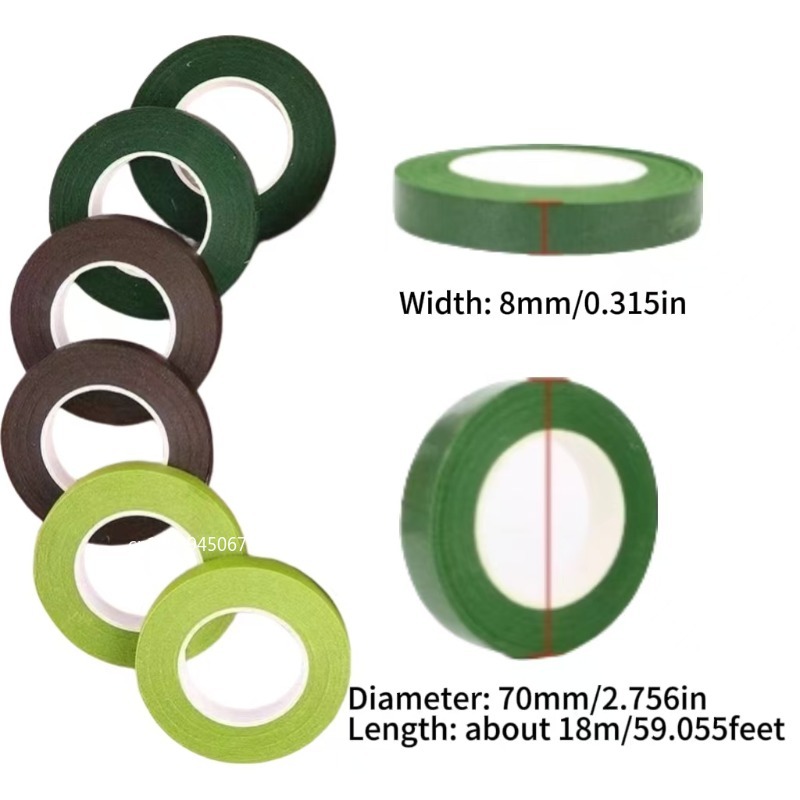 Floriculture Tapes Green Tape  - Floral Tape Green ulasan dan harga