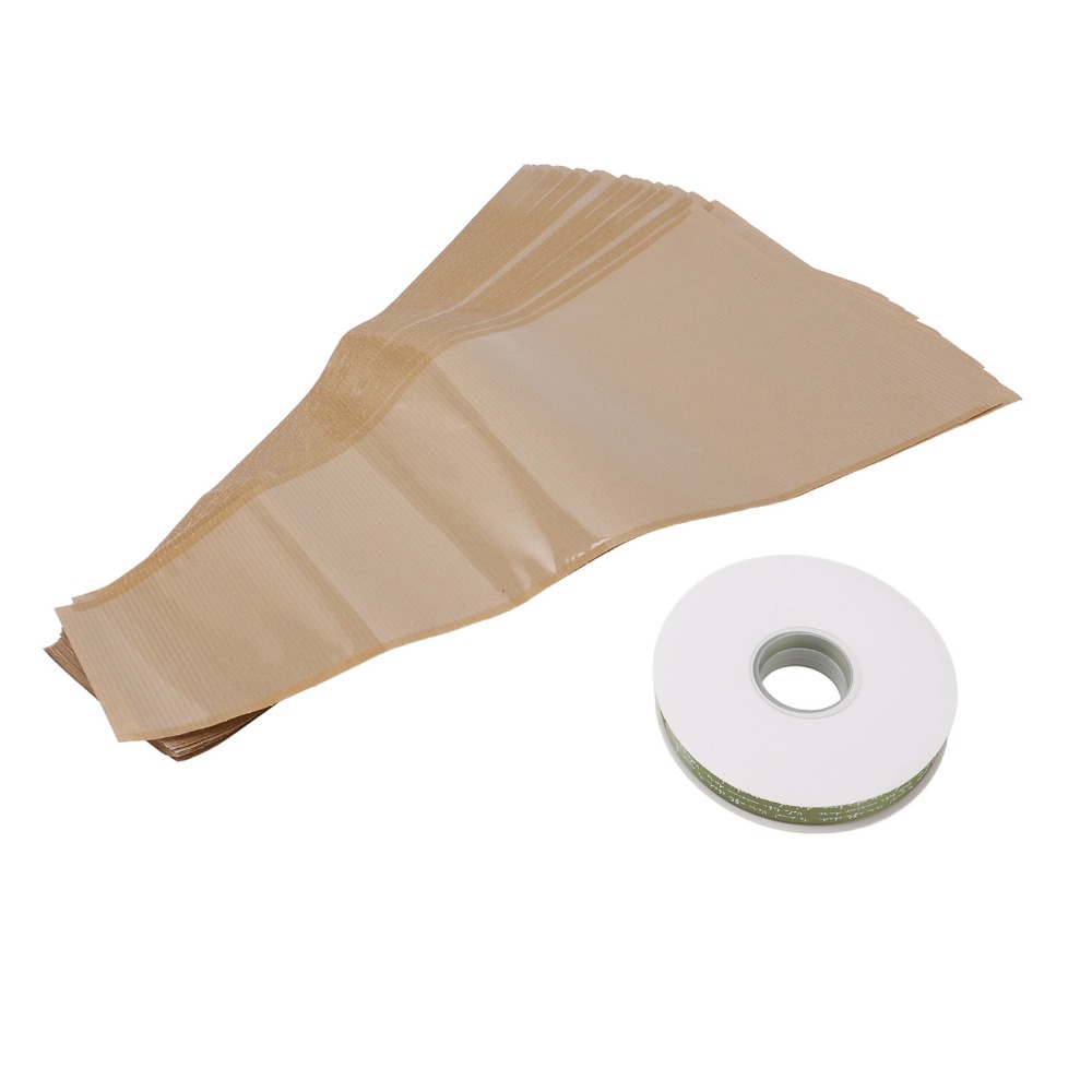50Pcs Light coffee Flower Wrap - Flower Wrap Kraft ulasan dan harga