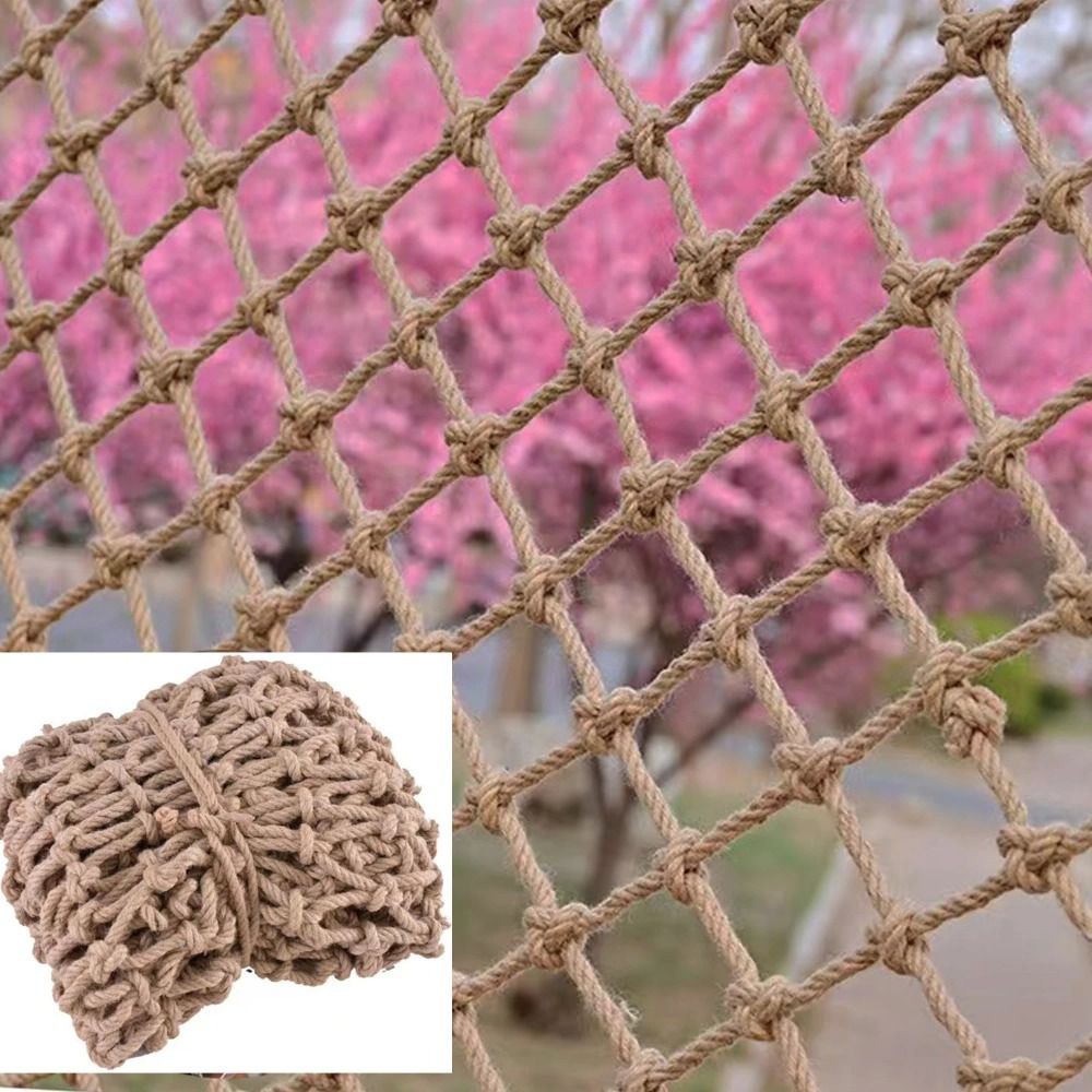 Hemp Rope Climbing Net Nature  - Twine Jute Natural ulasan dan harga