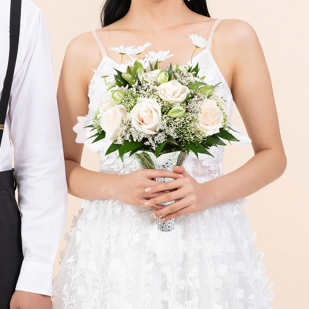 Bridal Bouquet Foam Holder Wed - Bouquet Holder Foam ulasan dan harga