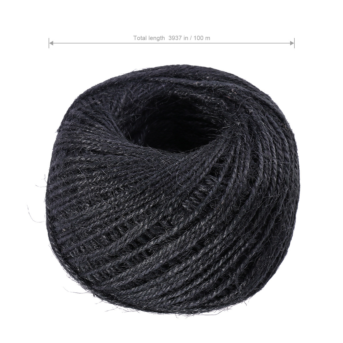 Natural Black Jute Rope Cord T - Twine Jute Natural ulasan dan harga