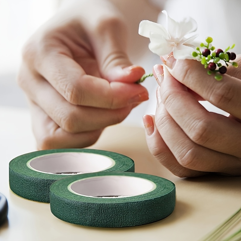 1. 8Pcs Green Self-adhesive Fl - Floral Tape Green ulasan dan harga