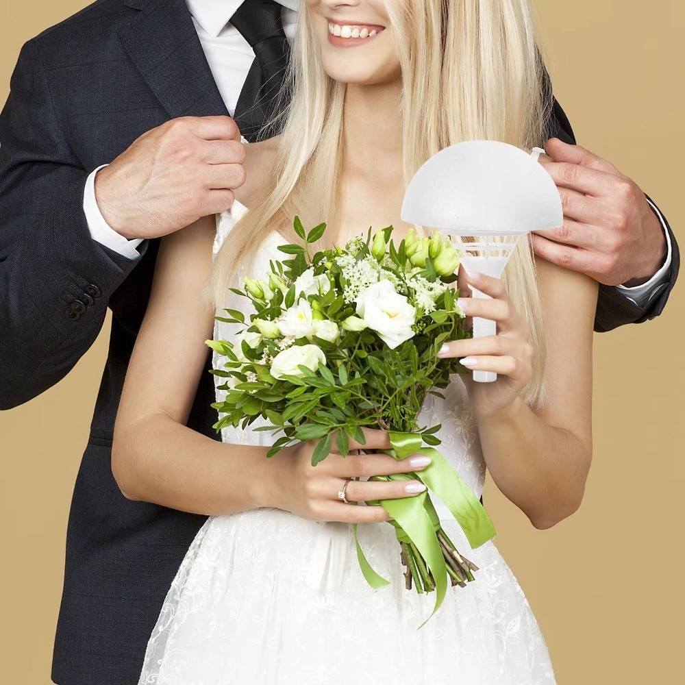 Sweet White Foam Bouquet Holde - Bouquet Holder Foam ulasan dan harga