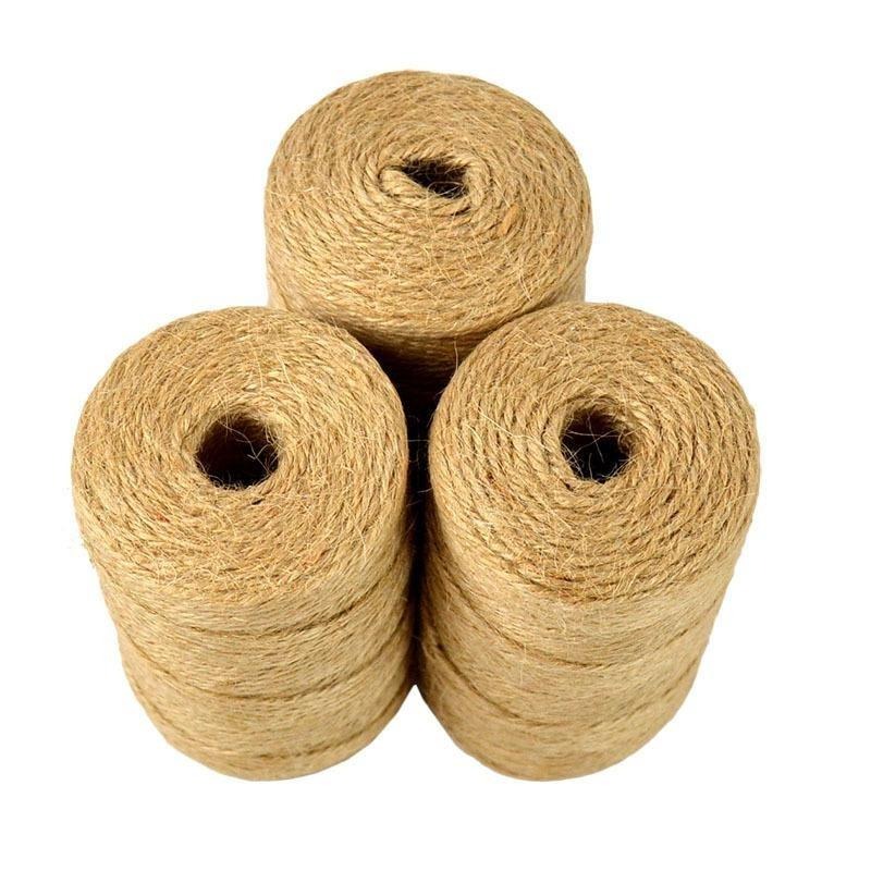 Jute Twine 100M Natural Sisal  - Twine Jute Natural ulasan dan harga