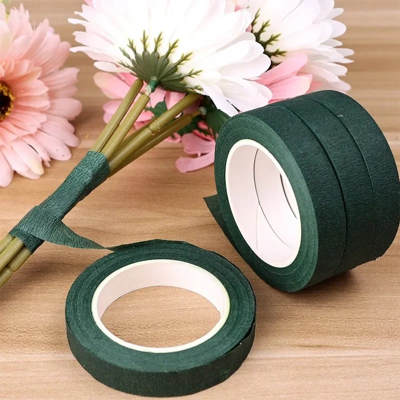 30/1x Gardening Tape Self-Adhe - Floral Tape Green ulasan dan harga