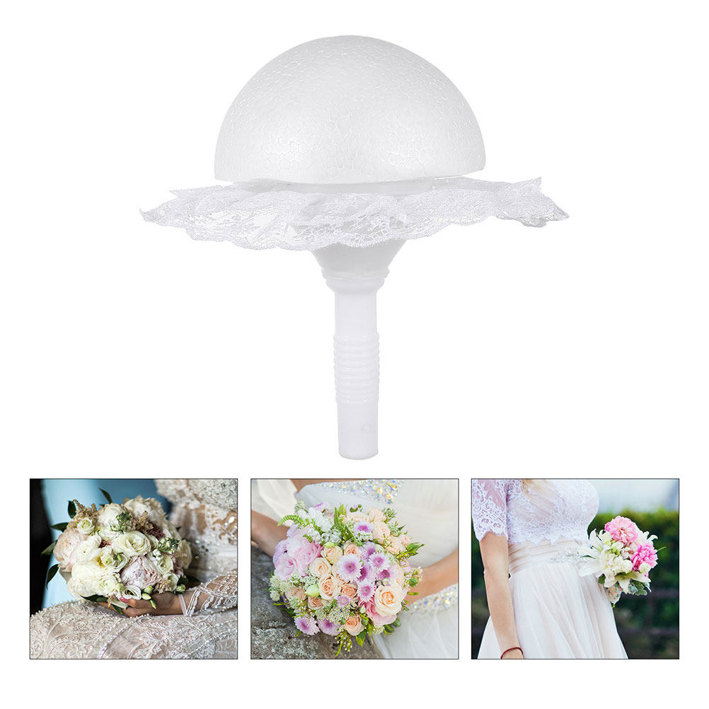 1Set Half Ball Foam Bouquet Ho - Bouquet Holder Foam ulasan dan harga