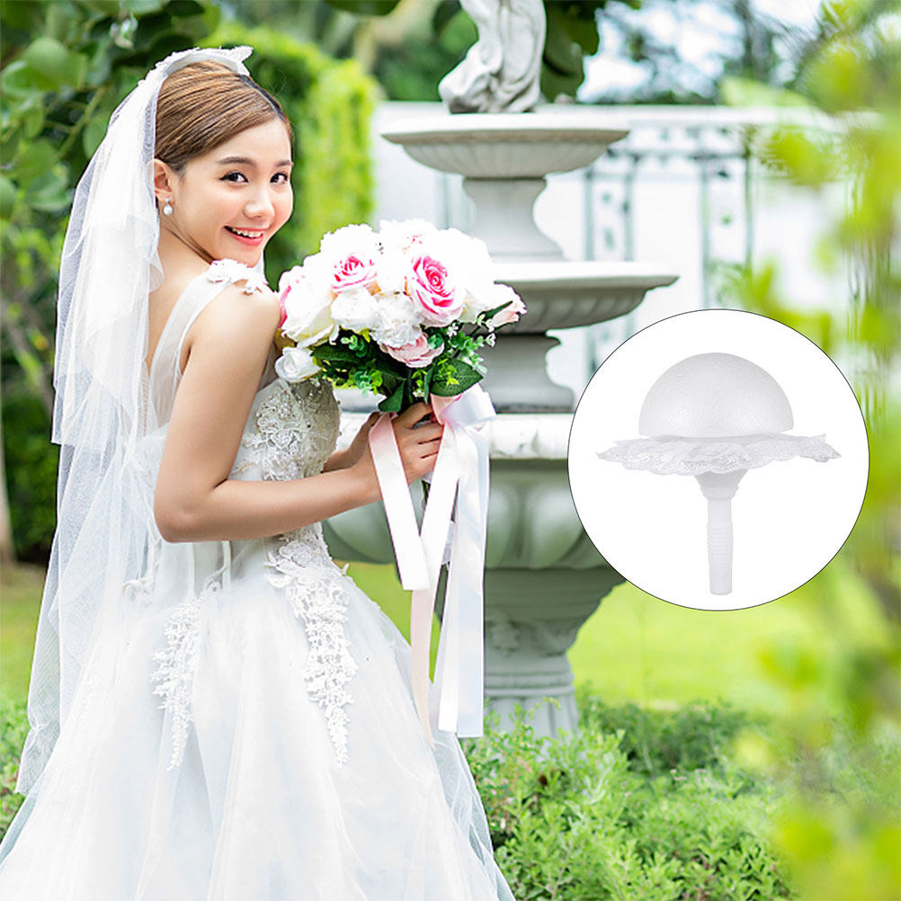 1Set Half Ball Foam Bouquet Ho - Bouquet Holder Foam ulasan dan harga
